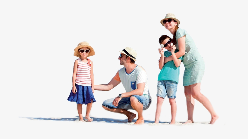 Beach People Png Download - Семья На Море Пнг, transparent png #1070