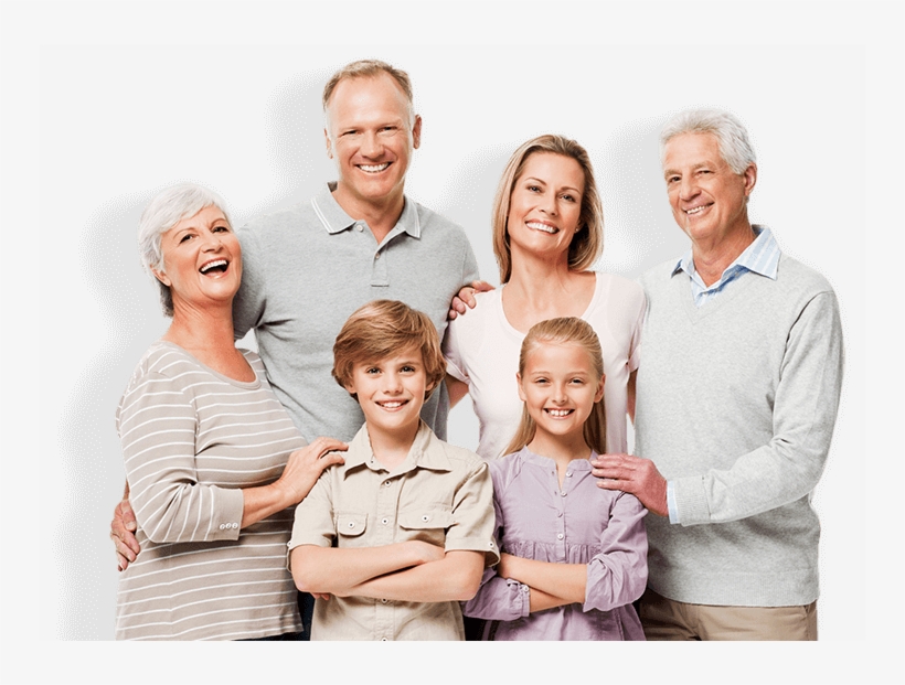 Happy Family Smiling - Family Of Different Cultures, transparent png #1120