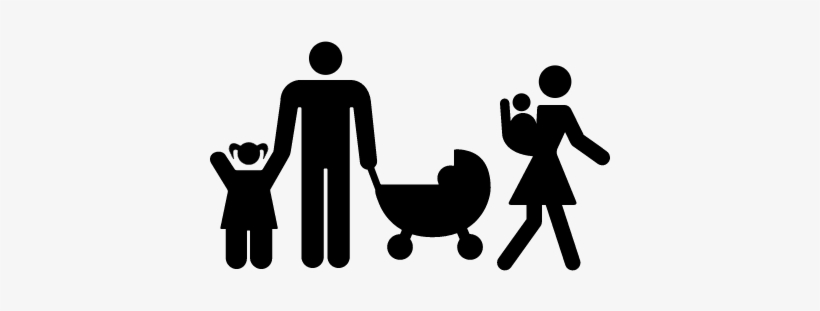 Picture Free Family Of Three Clipart - Casal Com Tres Filhos, transparent png #1316