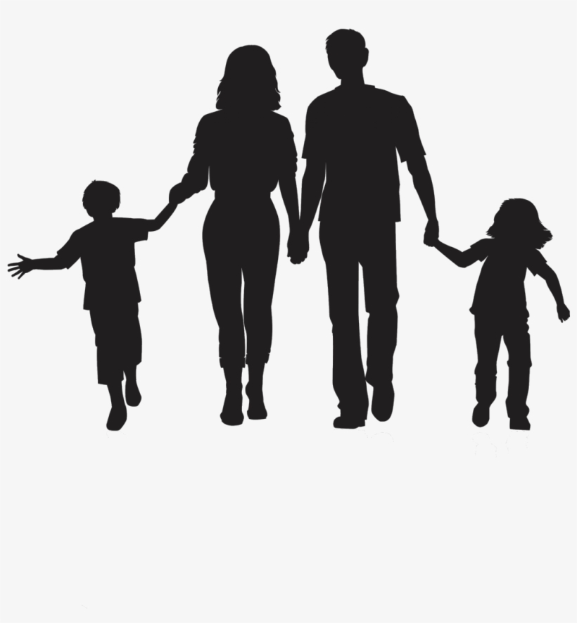 Silhouette Family Clip Art - Los 12 Pasos Del Perdón [book], transparent png #1367