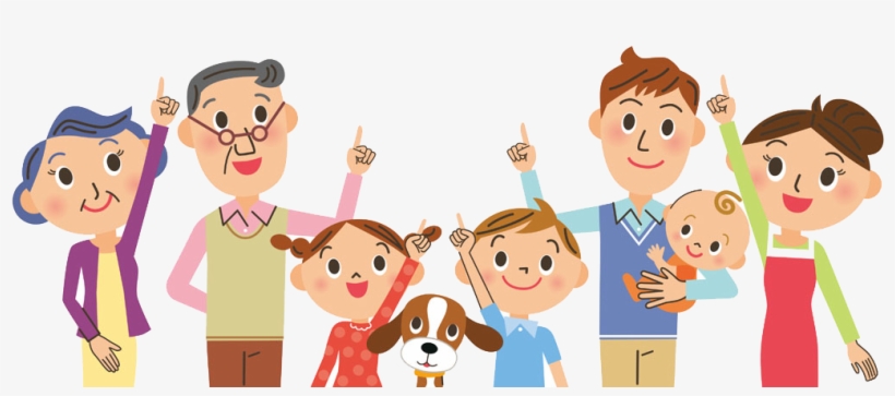 Cartoon Family Illustration - Familia Feliz Animada Png, transparent png #1468