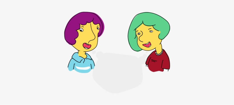 Drawing Cartoon Conversation - Clip Art, transparent png #1527