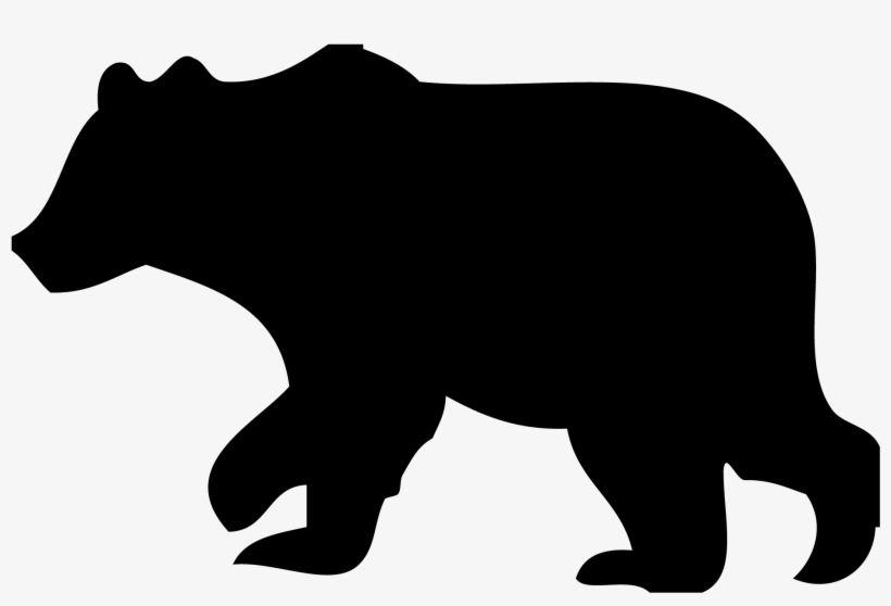 Bear Silhouette, transparent png #1626