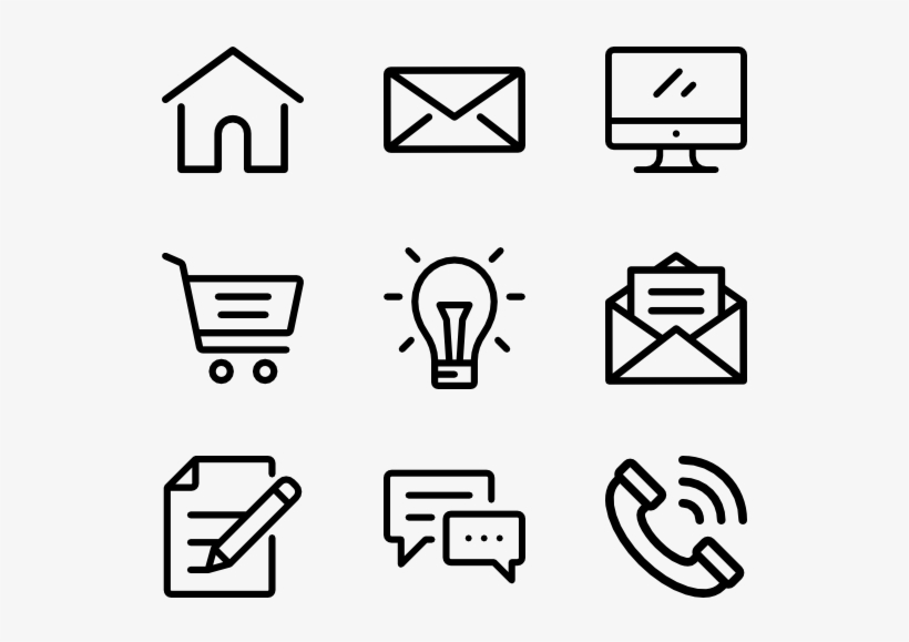 Download Black And White Download Packs For Free Vector Svg Hobby Icons Free Transparent Png Download Pngkey