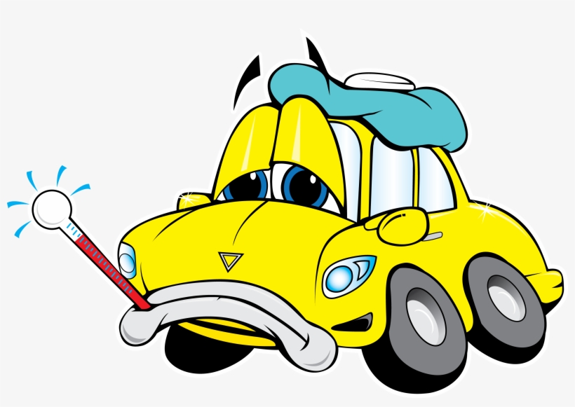 Yellow Color Family Car Clipart Images Free Clipart - Sick Car Clipart, transparent png #1767