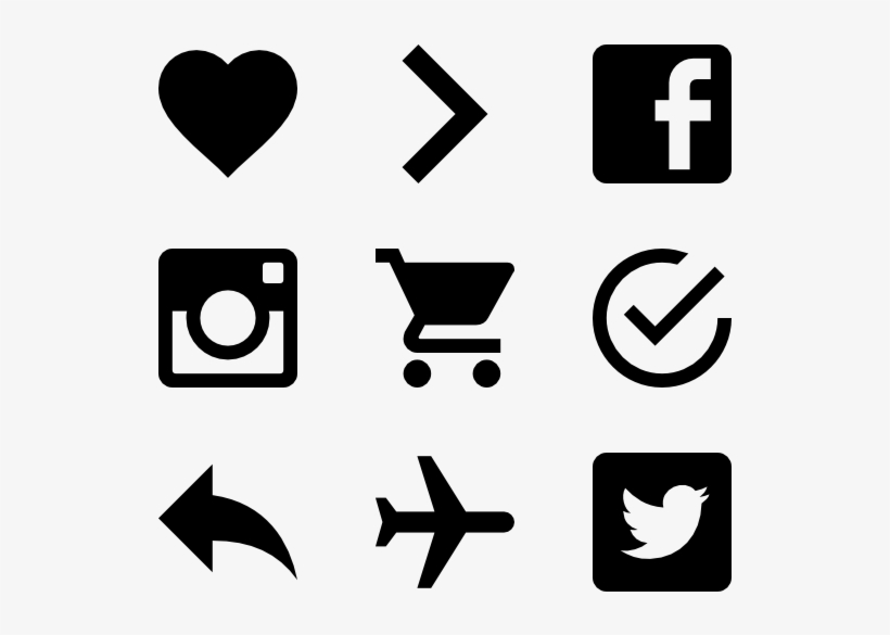 Material Design 423 Icons - Follow Us On Social Media Card, transparent png #1865