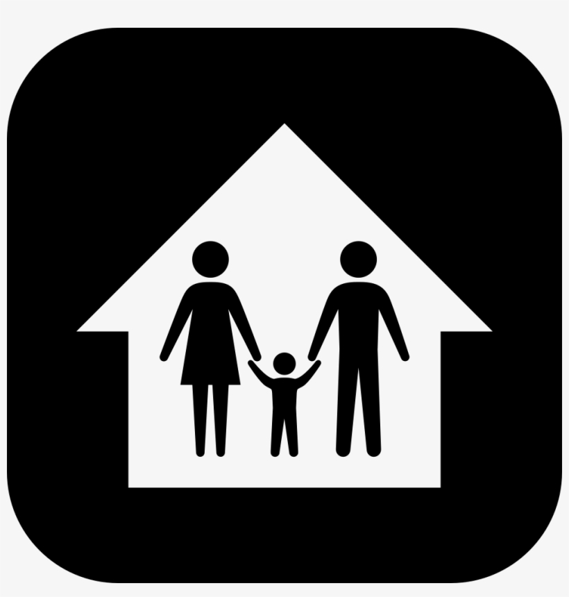 Family Inside A House Comments - Familia Dentro De Casa, transparent png #2290