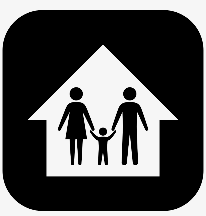 Family Inside A House Comments - Familia Dentro De Casa, transparent png #2290