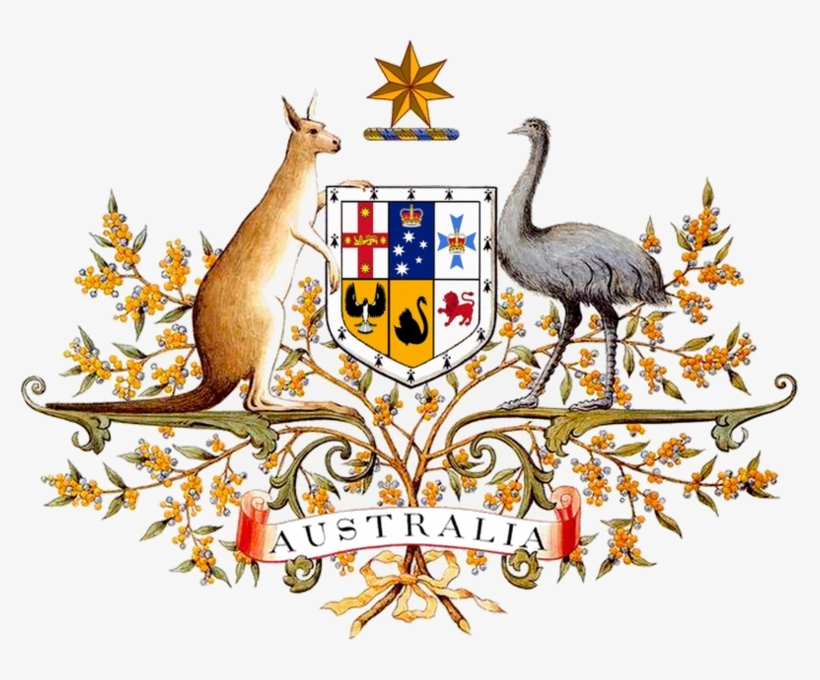 Coat Of Arms Of Her Majesty In Right Of The Commonwealth - Australian Coat Of Arms, transparent png #2408