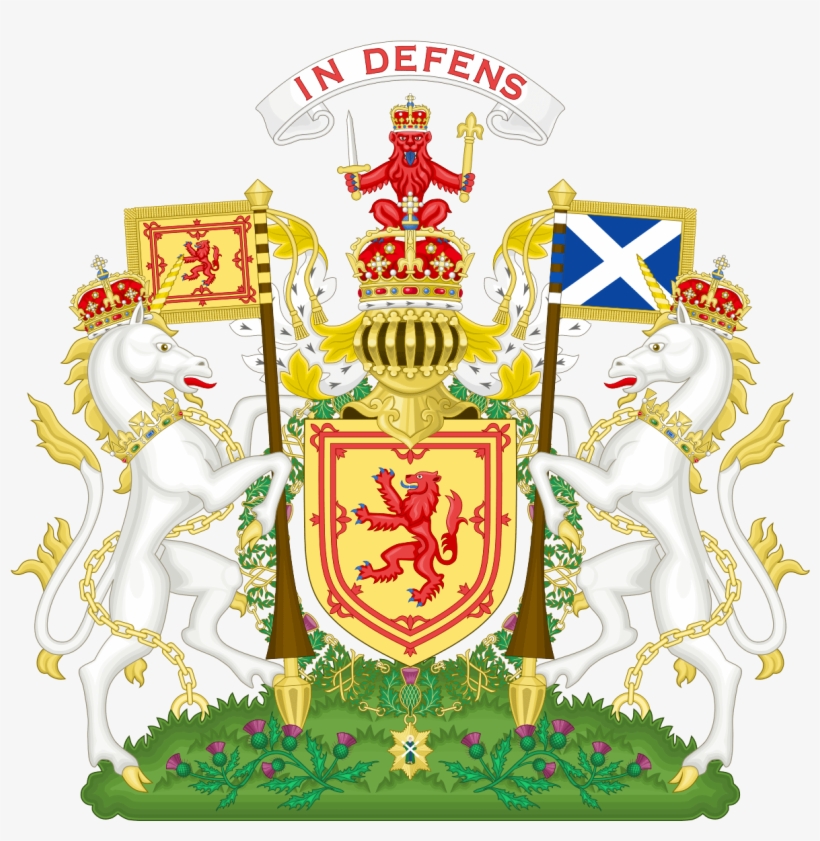 Royal Coat Of Arms Scotland, transparent png #2541