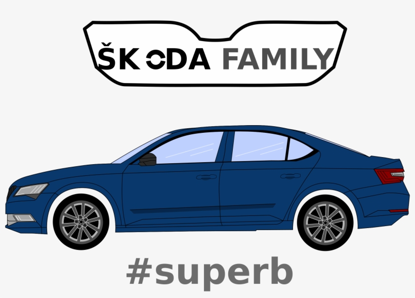Skoda Family, Superb Vector Freeuse Library - Toyota Camry Blue Prints, transparent png #2736