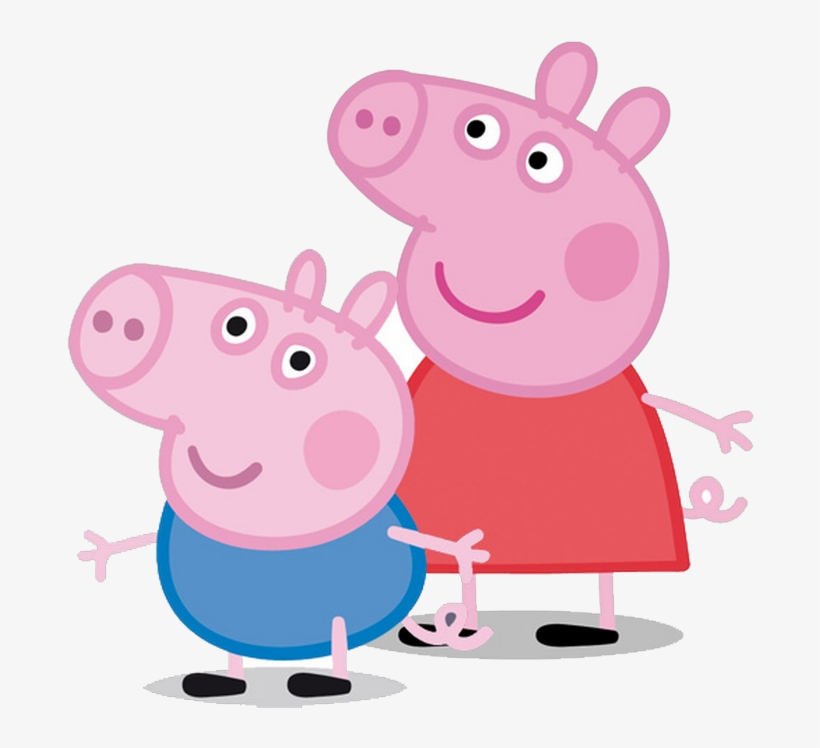 Marcos Gratis Para Fotografías - Peppa Pig Mini Figurine Set, transparent png #2780