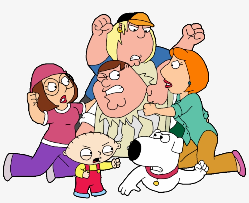 Free Download Griffin Family Clipart Lois Griffin Meg - Family Fighting Clip Art, transparent png #2814