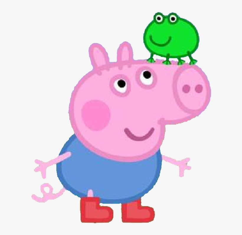 Peppa Pig In Muddy Puddle Transparent Png Image - George Peppa Pig Png, transparent png #2904