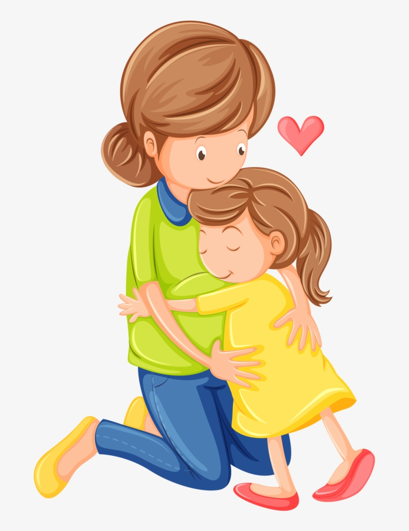 Picture Black And White Download Family Clipart 4 People - Hug Clip Art -  Free Transparent PNG Download - PNGkey