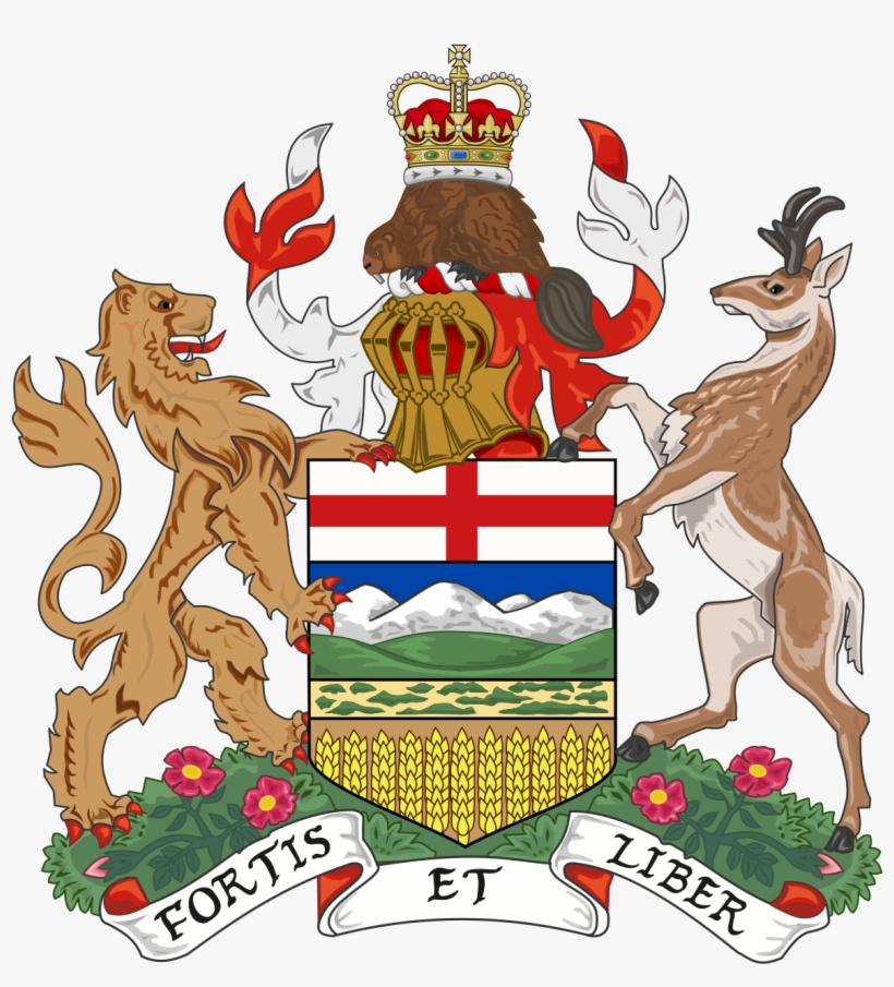 Coat Of Arms Alberta Canada, transparent png #2937