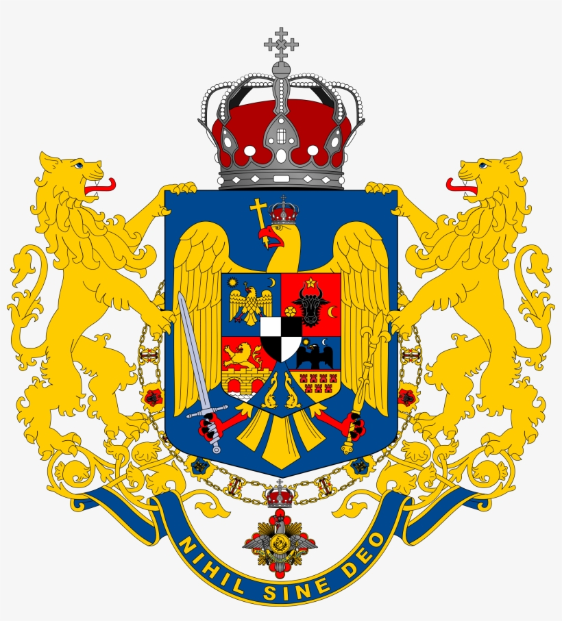 Romania Coat Of Arms - Romanian Royal Coat Of Arms, transparent png #2985