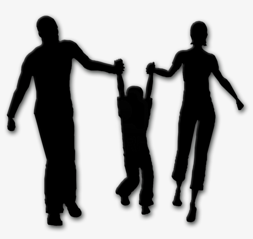 Silhouette Family Stock Photography - Family Jumping Joy Silhoutte, transparent png #2994
