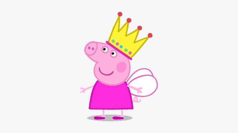 Im225genes De Personajes Amigos De Peppa Pig Im225genes - Peppa Pig With Crown, transparent png #3013