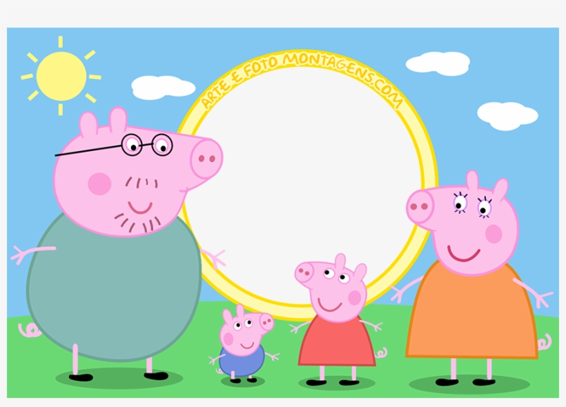 Montagem Para Fotos Peppapig - Peppa Pig, transparent png #3044