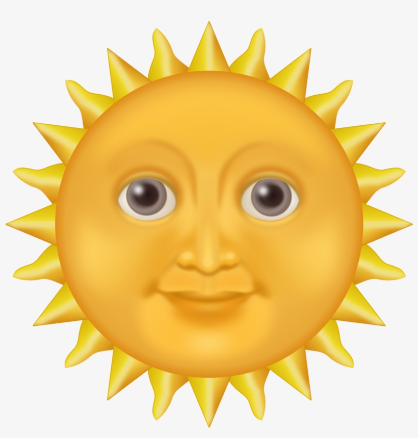Sun Emote By pomprint, My Version Of The Sun Emoji Sun Emoji Free