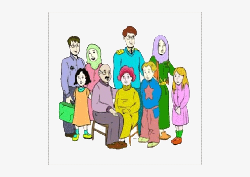Family Car Stickers - Family Sticker Color, transparent png #3182