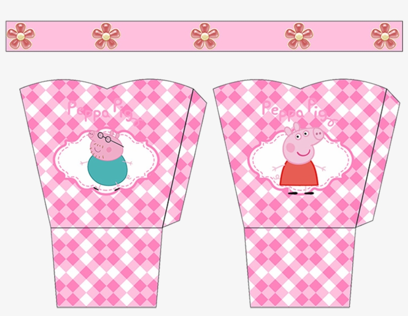 Peppa Pig Free Printable Basket - Peppa Pig, transparent png #3217