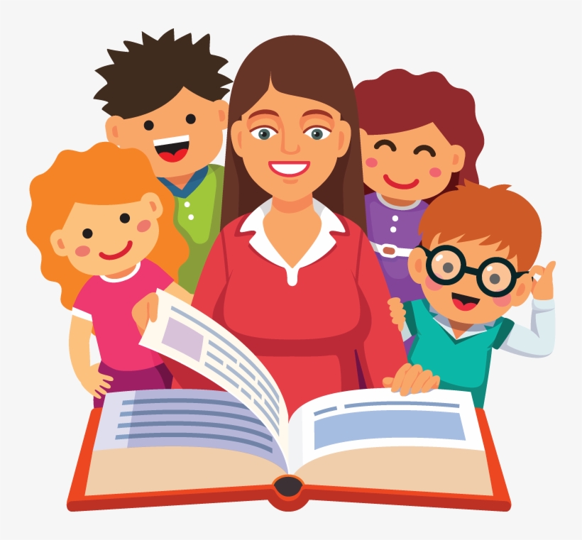 Story Time Cilpart Opulent Design Ideas Activities - Teacher Reading A Book, transparent png #3411