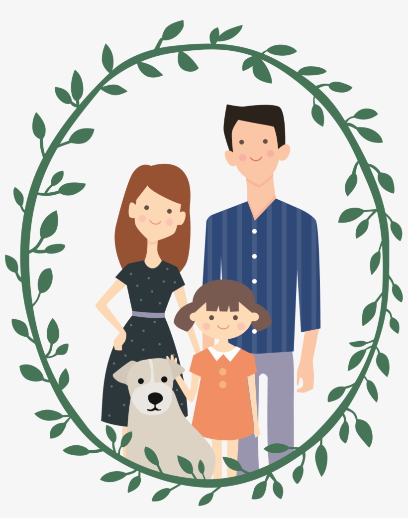 Family - Cartoon Family Illustration Png, transparent png #3430