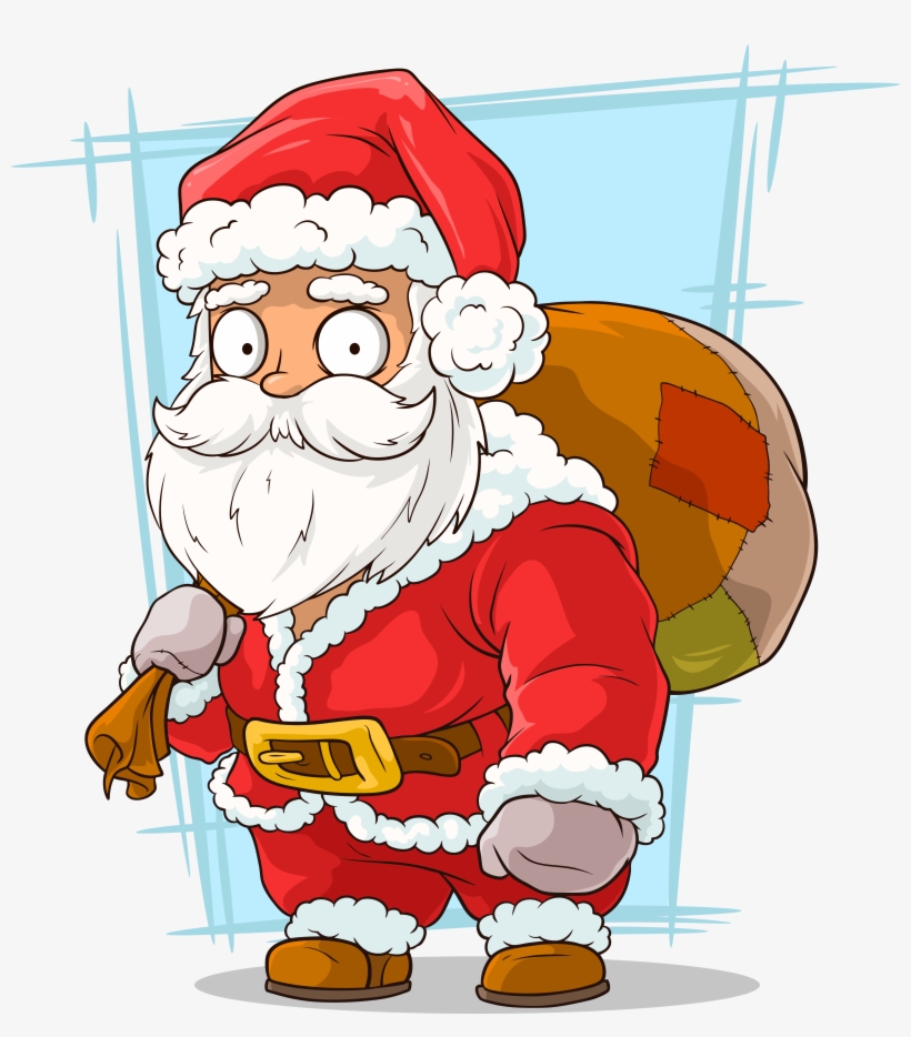 Santa Claus Christmas Illustration - Santa Claus, transparent png #3485