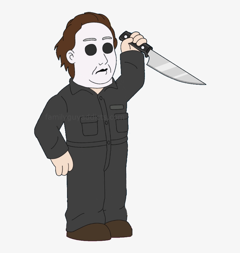 The Quest For Stuff Michael Myers Ghostface Laurie - Family Guy Michael Myers, transparent png #3738