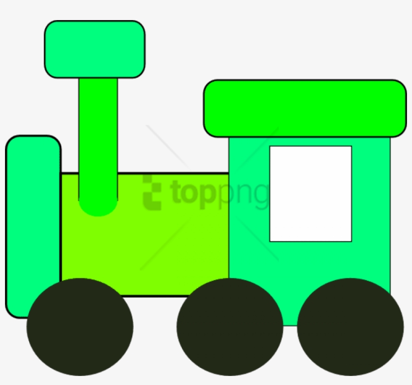 Green Clip Art At - Yellow Train Clip Art, transparent png #3831