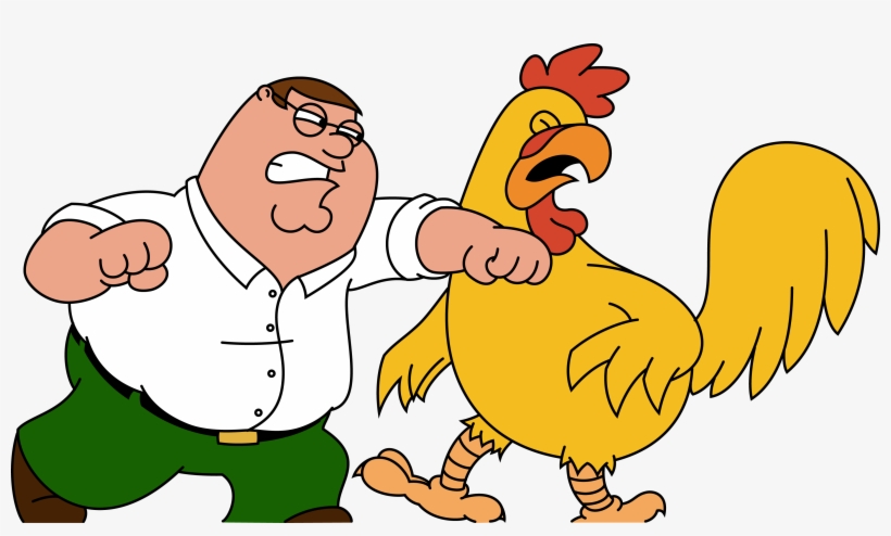 Family Guy Wallpapers - Peter Griffin Vs Chicken Png, transparent png #3927