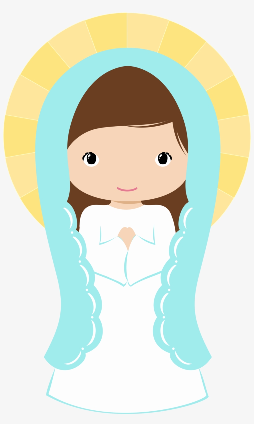 Pin By Ika Maria On Holy Family - Virgin Mary Cartoon, transparent png #3968