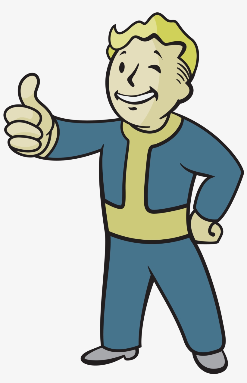 Vault Boy Transparent Png - Vault Boy Vector, transparent png #3975