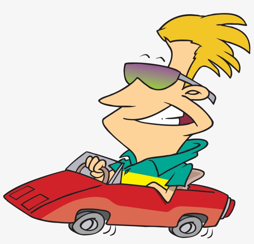 Free Driving Cliparts Download - Car Driving Cartoon Png, transparent png #4004