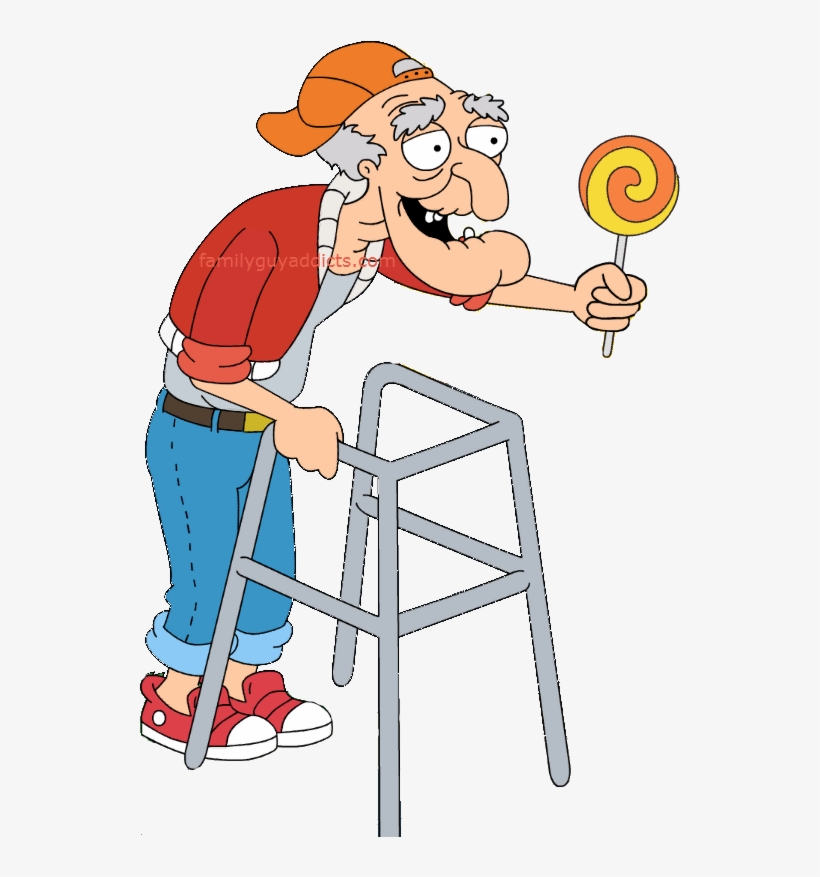 Dj Herbert Lollipop - Family Guy Character Herbert, transparent png #4069