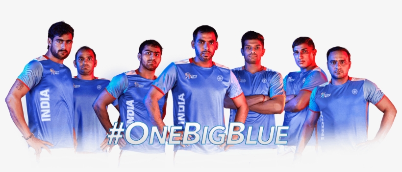 India For Kabaddi - Indian Kabaddi Team 2018 Asian Games, transparent png #4112