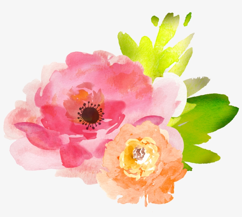 Transparent Youtube Watercolor - Watercolor Floral Png Transparent, transparent png #4196
