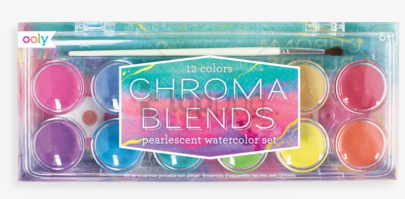 Chroma Blends Watercolor Paint Set - Watercolor Painting, transparent png #4225