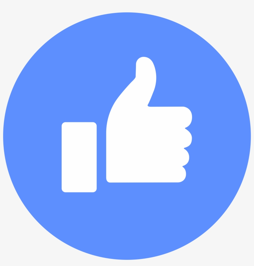 Facebook Like Logo Png Transparent - Facebook Messenger Round Icon, transparent png #4229