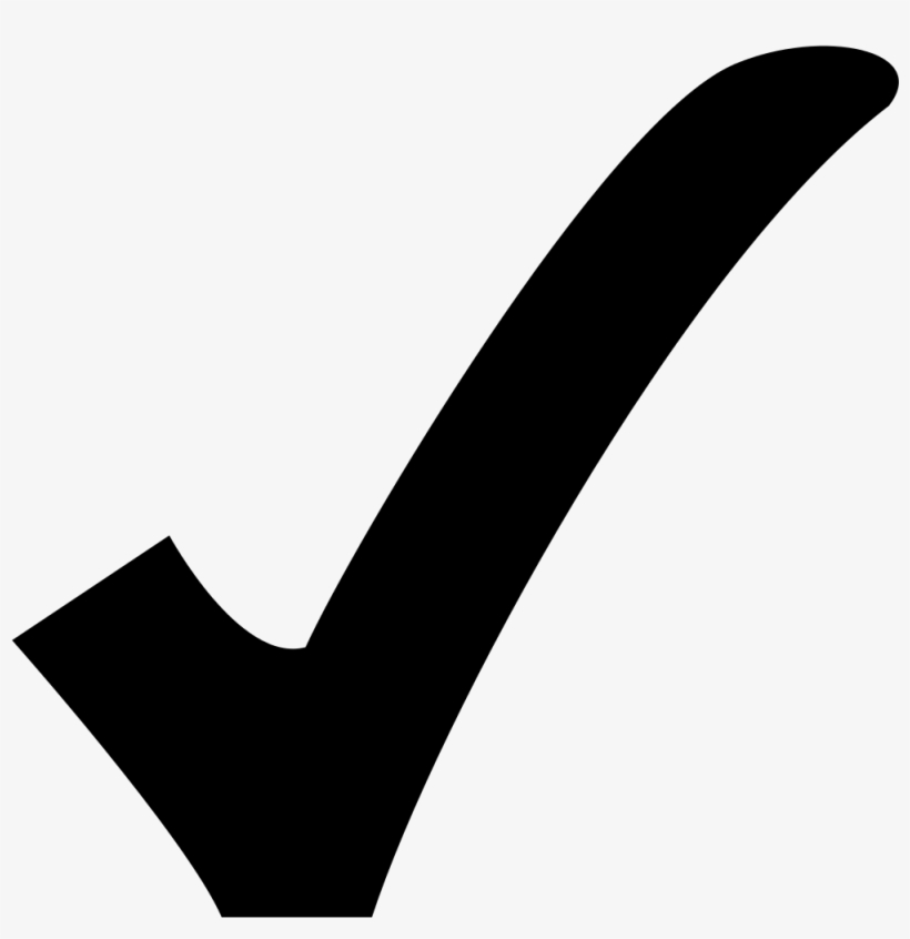 Check Mark - Check Black, transparent png #4363
