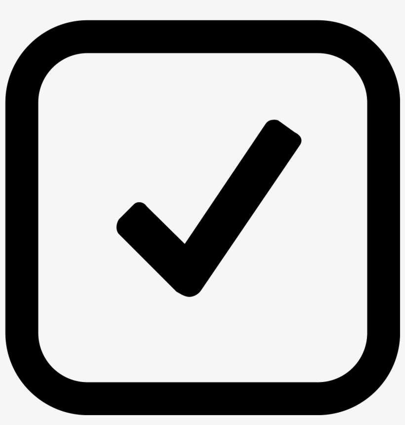 Tick Box Icon - Icon, transparent png #4388