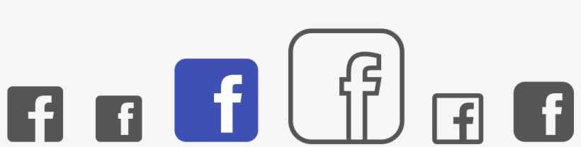 Facebook Icons - Facebook Logo Variations, transparent png #4415
