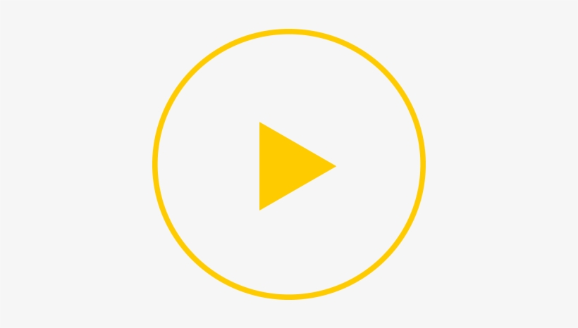 Yellow Play Button Png, transparent png #4459