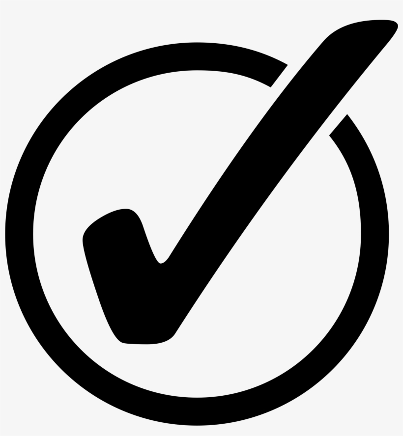 This Free Icons Png Design Of Checkmark On Circle, transparent png #4516