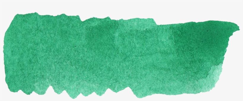 Free Download - Green Watercolor Brush Stroke, transparent png #4600