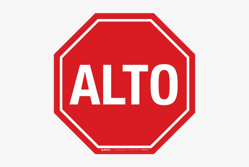 alto sign pare senal de transito free transparent png download pngkey alto sign pare senal de transito