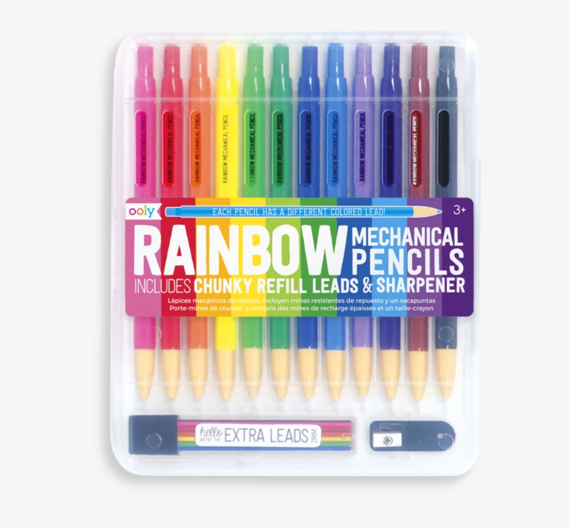 Rainbow Mechanical Colored Pencils - Colored Lead Pencils, transparent png #4739