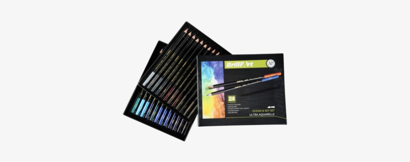 Non Wood Artist Watercolor Pencil Set Drawing Set ,faber - Pen, transparent png #4799